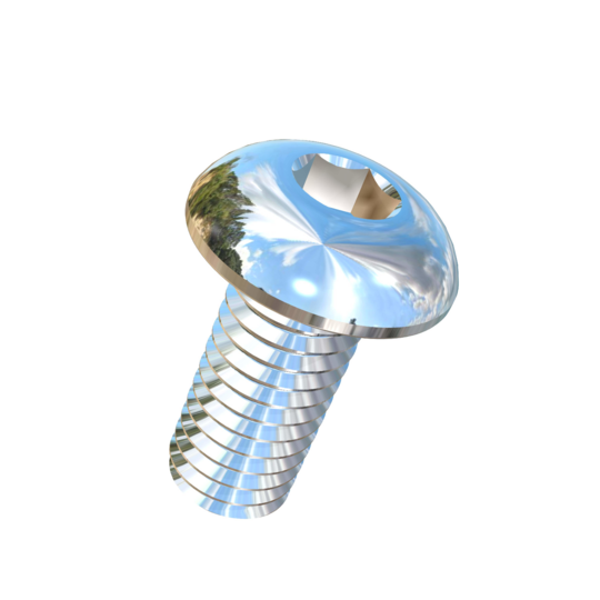 Aluminium #10-32 X 7/16 UNF Button Head Socket Drive Aluminium Machine Screw